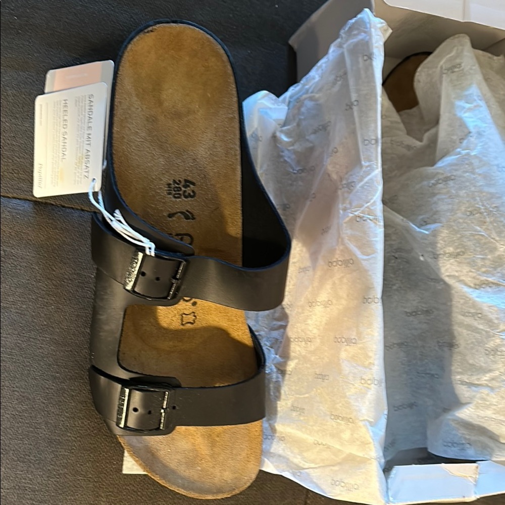 Papillio by Birkenstock Black Wedge Sandals